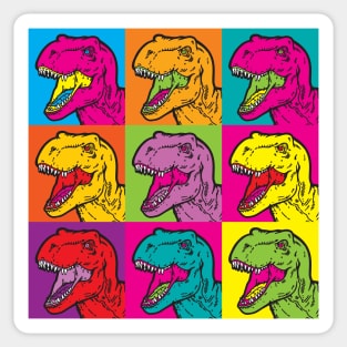 T-Rex Pop Art Sticker